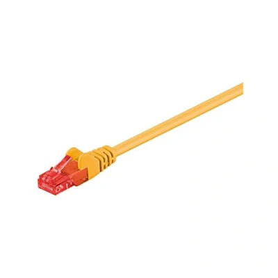 Image de Goobay 68453 câble de réseau Jaune 2 m Cat6 U/UTP (UTP) Neuf