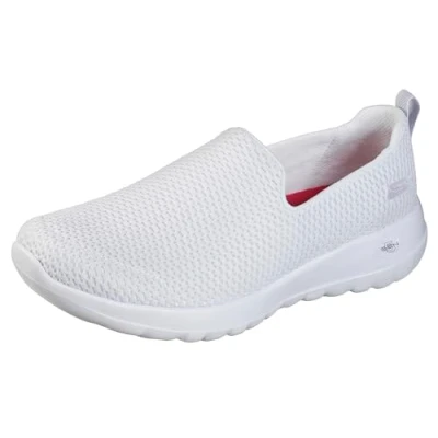 Image de Skechers Performance GO WALK Walking Trainers Chaussures de course, Femme, Taille: 38.5, White Textile