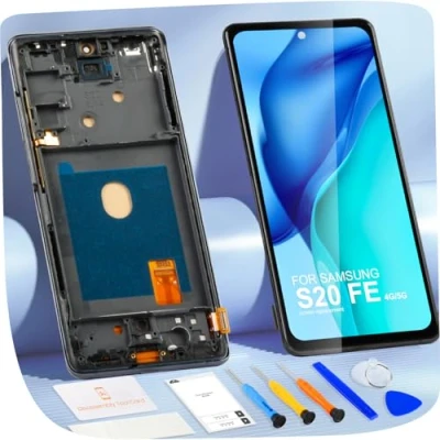 Image de OLED Écran LCD pour Samsung Galaxy S20 Fe Display 5G Ecran Remplacement Tactile Digitazer Assemblée avec Réparation Kit