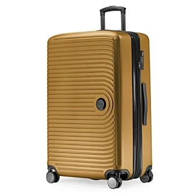 Image de Hauptstadtkoffer Mitte Grande Valise Rigide, TSA, 4 Roulettes, Bagage en Soute avec Extension de Volume 8 Cm, 77 130 Litres, Or D&#039;Automne