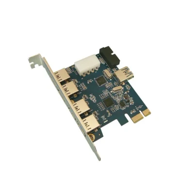 Image de KALEA INFORMATIQUE Carte contrôleur PCI Express PCIe vers USB 3.0, 4 Ports externes 5G et 3 internes avec connecteur USB3 19 Points