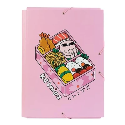 Image de Grupo Erik Chemise Cartonnée A4 Ketnipz à Rabats Rigide Pochette 24 x 34 cm Fournitures Scolaires, de Bureau