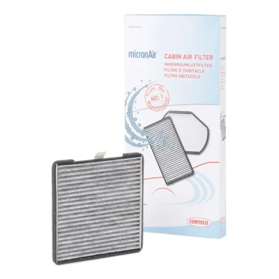 Image de CORTECO 80004405 Filtre d&#039;habitacle à charbon actif 201 187 12 KIA: Picanto II, I, HYUNDAI: i10 II 3/5 portes, Sonata VII
