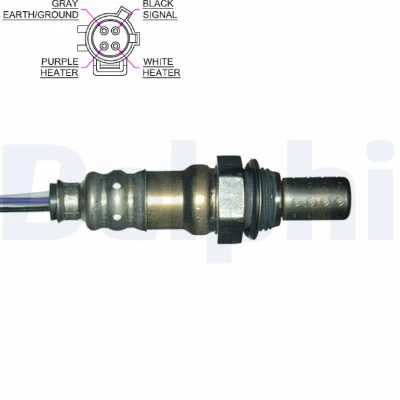 Image de DELPHI ES20045 12B1 Sonde lambda planaire, chauffé CHRYSLER: PT Cruiser Break, Voyager 4, / GRAND 3, JEEP: CHEROKEE 2