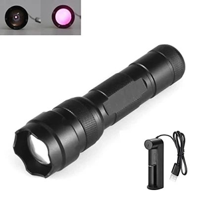 Image de IR 940nm Lampe Torche, WESLITE LED Infrarouge Illuminator de Poche Zoomable avec Lentille Convexe pour la Chasse Vision Nocturne Utilisé Un Appareil