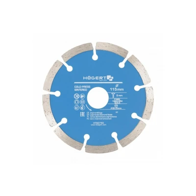 Image de Hogert Technik HT6D750 Plaque séparatrice, meuleuse d&#039;angle 115mm 2mm 132001/min