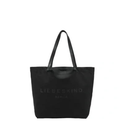 Image de Liebeskind Aurora20 Canvas, Sac Cabas L Femme, Noir, Large (HxBxT 38cm x 55.5cm 19cm)