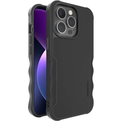 Image de Smartish Gripzilla Coque de Protection pour iPhone 13 Pro Fine blindée Robuste et résistante avec Contre Les Chutes Noir Tie Affair