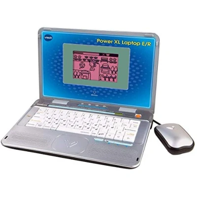 Image de Ordinateur portable VTECH POWER XL Modèle LAPTOP E/R Argent Pour enfants de 7 ans et plus