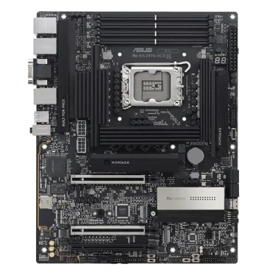 Image de ASUS PRO WS Z890 ACE SE LGA1851 ATX MB DDR5 Thunderbolt 4 Type C ports 4xM.2 Neuf