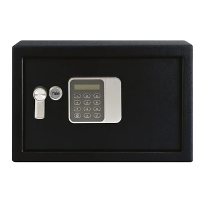 Image de Yale Coffre fort Électronique Hôtel Medium 16L Serrure électronique 100 000 combinaisons, code utilisateur et maître 3 à 8 chiffres pour clients hôtelier 25x35x25cm YSG/250/DB2