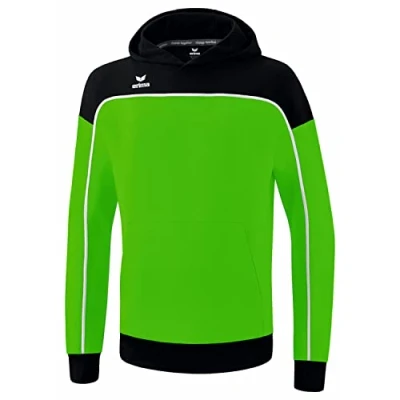 Image de Erima „Change by Sweat à Capuche, Green/Noir/Blanc, 152 Mixte Enfant