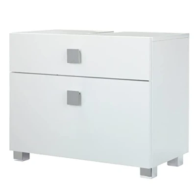 Image de Schildmeyer 105841 Meuble sous Lavabo, 65 x 53,5 32,5 cm, Blanc