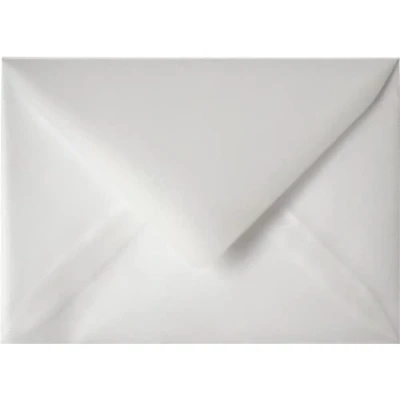 Image de Netuno 25x enveloppe transparente 125x175mm B6 110g Golden Star enveloppes transparentes blanches rabat pointu en papier calque pour anniversaires Noël mariages invitations cartes de vœux
