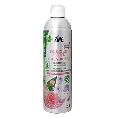 Image de KING Destructeur d&#039;odeur Ecocert Pétales poudrées 400ml