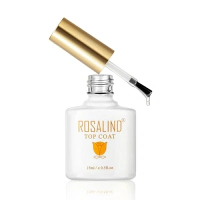 Image de ROSALIND Top Coat Vernis semi Permanent, UV LED Soak Off à Ongles Gel Polish kit manucure permanent 15ml