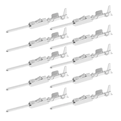 Image de ECSiNG 50pcs Contact à Sertir pour Micro minuterie N90764801 963716 1 Modèle Compatible avec VW BMW Câblage Sertissage Bornes de Réparation Broches