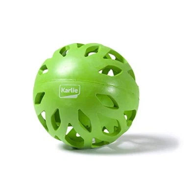 Image de Karlie Balle de Jeu grillagée en Caoutchouc Coco Vert Ø 14 cm