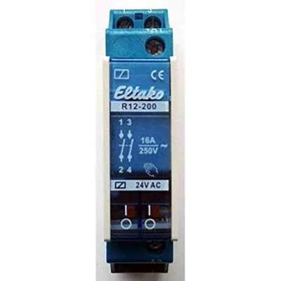 Image de Eltako R12 200 24V Relais de commutation Tension nominale: 24 V Courant (max.): 8 A 2 NO (T) 1 pc(s)