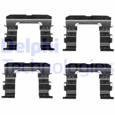 Image de DELPHI LX0613 Kit d&#039;accessoires, plaquette de frein à disque NISSAN: Pick up, NP300 Navara up