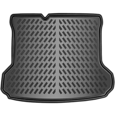Image de ELMASLINE Bac de coffre en caoutchouc 3D pour Audi Q4 E TRON à partir 2021 (plancher chargement standard) Ne convient pas aux planchers variables