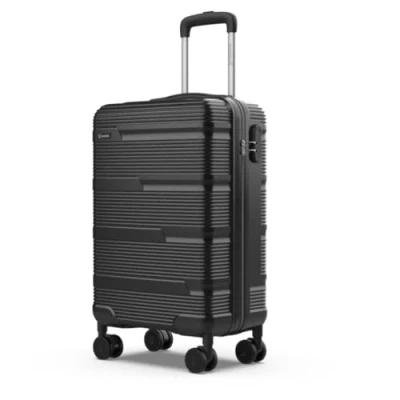 Image de NUMADA Bagage Cabine 55x40x20cm (38,4L) Upfly T10 XS avec Serrure à Combinaison et 4 Roues Doubles 360. Valise Légère Intérieur Compartimenté Nero
