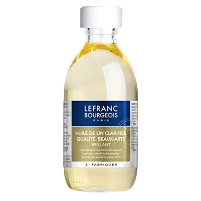 Image de Lefranc Bourgeois Additif Huile de Lin Clarifiée Flacon 250ml