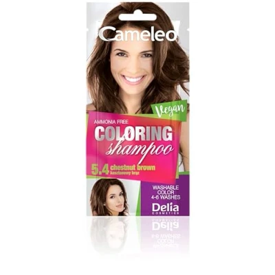 Image de Cameleo Shampooing colorant Prune sauvage Rafraîchissement rapide et facile des couleurs Coloration lavable ton dans 40 ml