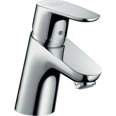 Image de hansgrohe Focus Mitigeur de lavabo eau froide sans tirette ni vidage, Robinet salle bain avec hauteur sous bec 70 mm, économie d&#039;eau (EcoSmart), Chromé