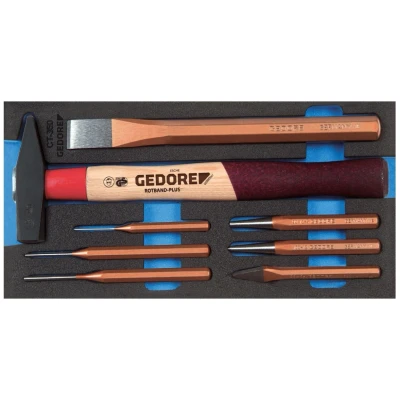 Image de GEDORE 1500 CT1 350 Kit de burins Mousse synthétique