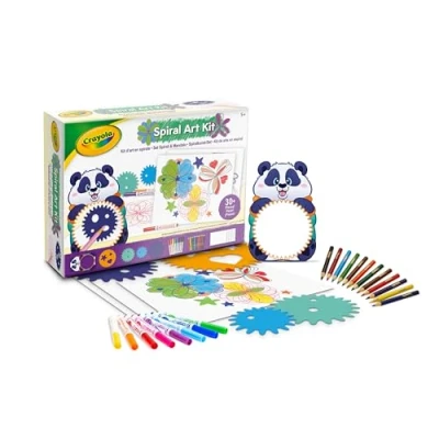 Image de Crayola Kit de Spirales et Mandalas avec Feutres Lavables Crayons, Activité Créative pour Enfants, à partir 5 ans, 04 2948