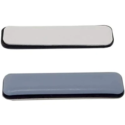 Image de Goodway Lot de 4 Patins rectangulaires pour meubles 24 x 100 mm Autocollants Protection du sol en PTFE téflon