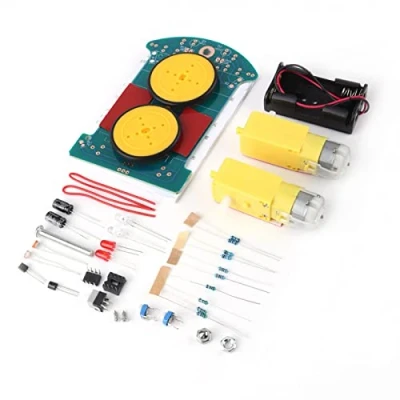 Image de SEAFRONT Kit de Voiture Robot Suivi Intelligente Electronique pour DIY avec Moteur Réduction