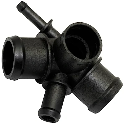 Image de AERZETIX C67204 Bride de liquide refroidissement avec raccord d&#039;interrupteur thermique nombre d&#039;entrées/sorties 4 compatible numéros OE 1J0 121 087A