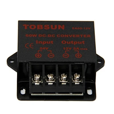Image de Convertisseurs SUPERNIGHT Power Supply Converter DC 24V vers 12V 5A 60W Voltage Transformer Step Down Regulator Universal pour Surveillance systems, Instruments and meters, Cable TV ect