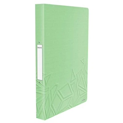 Image de Leitz, Classeur à Anneaux A4, Vert, Largeur 26 mm, Mécanisme 2 Anneaux, Urban Chic, 42 070 050