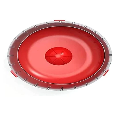Image de Rody3 Roue d&#039;exercice silencieuse pour Petits rongeurs, tels Que Hamsters, gerbilles, Lapins, Convient à Toutes Les Cages, Rouge Grenade