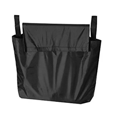 Image de LNIMIKIY Sac à roulettes Lavable en Tissu Oxford pour Voyage Mains Libres Étanche Suspendre Fauteuil Roulant Sangle réglable Universelle Noir Durable, Voir Image, Taille Unique
