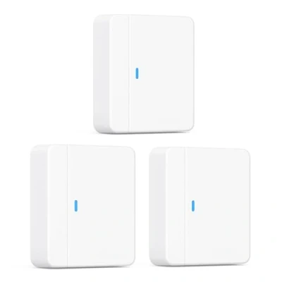 Image de X Sense Capteur de porte intelligent AS05/AS08 Accessoires avec batterie remplaçable Compatible Alexa, pour différentes portes et fenêtres dans les appartements, dortoirs SDS0A Lot 3