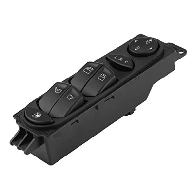 Image de Nikou Commutateur vitre Interrupteur principal de commande lève électrique Bouton for Mercedes Benz Viano Vito W639 A6395451313