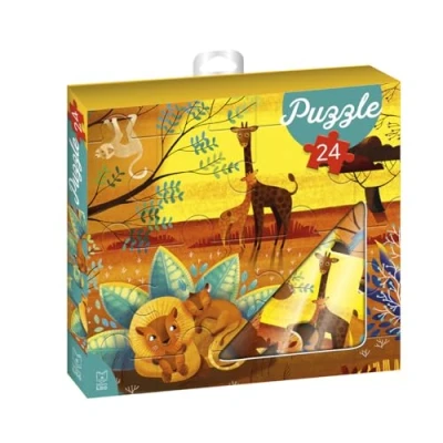Image de Ma boite à puzzle 24pièces La savane Dès 4 ans