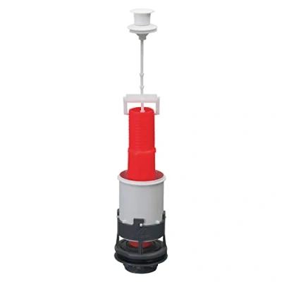 Image de Wirquin 10724084 Mécanisme chasse d&#039;eau wc simple avec bouton poussoir à tirette MX, gris
