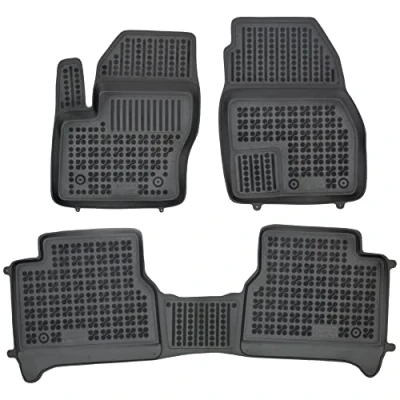 Image de REZAW PLAST 200619 Ensemble de tapis sol Caoutchouc avant noir FORD: Transit Connect V408 Van, Mk2 Break