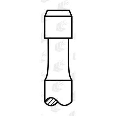 Image de AE V94543 Soupape d&#039;Échappement 31 Siège de vanne revêtu Stellite, Extrémité tige soupage trempée