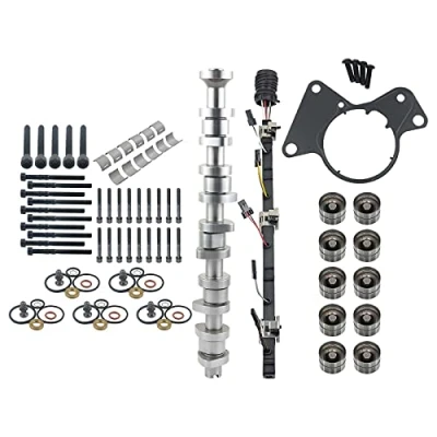Image de NICEKE Kit câblage arbre à cames + 8 x poussoirs hydrauliques 038109309A 070109101Q 070971033 compatible avec BNZ BPC BPD BPE 2.5 R5 TDI
