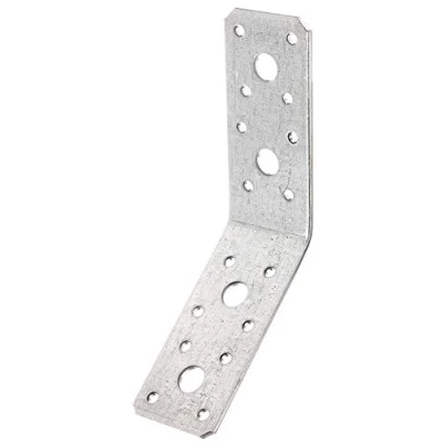 Image de Alberts 848354 Équerre d&#039;assemblage coudée à 135 galvanisée Sendzimir 90 x 40 mm kit de 50