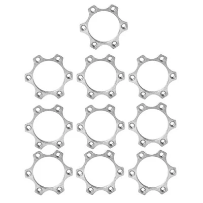 Image de Adaptateur Frein A Disque Velo,Moyeu Vtt Roue Libre Disque,4Mm / 48Mm En Alliage D&#039;Aluminium Moyeux Filetés