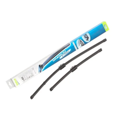 Image de Balai d&#039;essuie glace Valeo Silencio X.trm, Flat Blade Set 574324 avant Sans Cadre Fixation par goupille PEUGEOT: 207 3/5 portes, CC