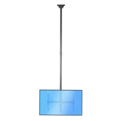 Image de Support de plafond pour téléviseur StarTech.com Poteau long 2.5 à 3m Orientable Noir 32&quot; 70&quot; 50kg