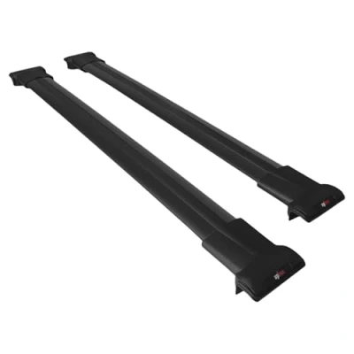 Image de Apline Compatible avec Skoda Karoq 2017 2024 Barres de Toit Fly Modèle Railing Porte Bagages Voiture Noir
